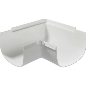 PVC Gutter Corner Internal 1/2 Round