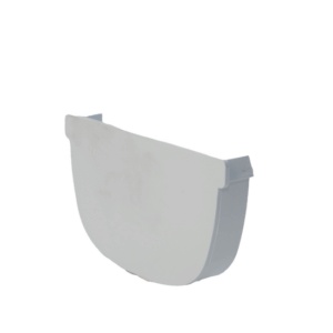 PVC Gutter Stop end D-shape