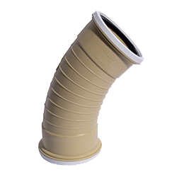 PVC Bend U/G 110mm x 45° Deg