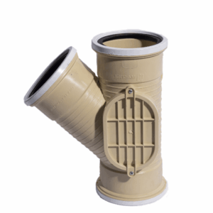 PVC U/G Access Junction L/H 110mm 45° Deg