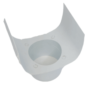 PVC Gutter Bracket Outlet D-shape