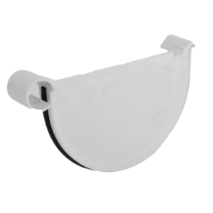 PVC Gutter Stop-end 1/2 Round